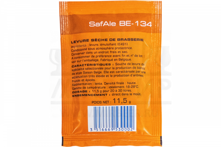 Пивные дрожжи Fermentis "Safale BE-134", 11,5 г